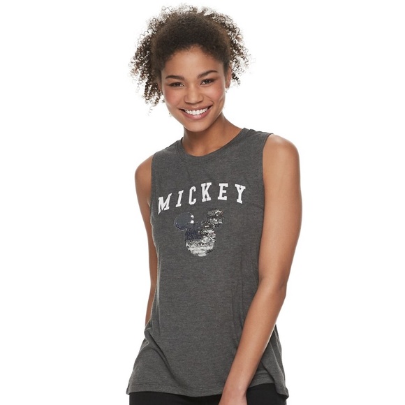 5 for $20! Mickey Mouse sequin tank w/ USA 🇺🇸 - Picture 2 of 4